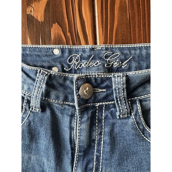 Rodeo Girl By Lis Girls Jeans Size 14 Boot Cut Style Western Flair - Picture 7 of 10
